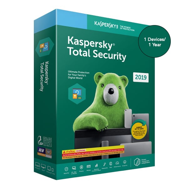 Kaspersky Total Security – 1 Device, 1 Year