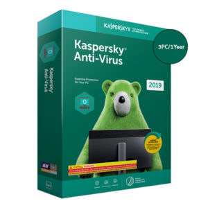 Kaspersky Antivirus – 3 Devices, 1 Year