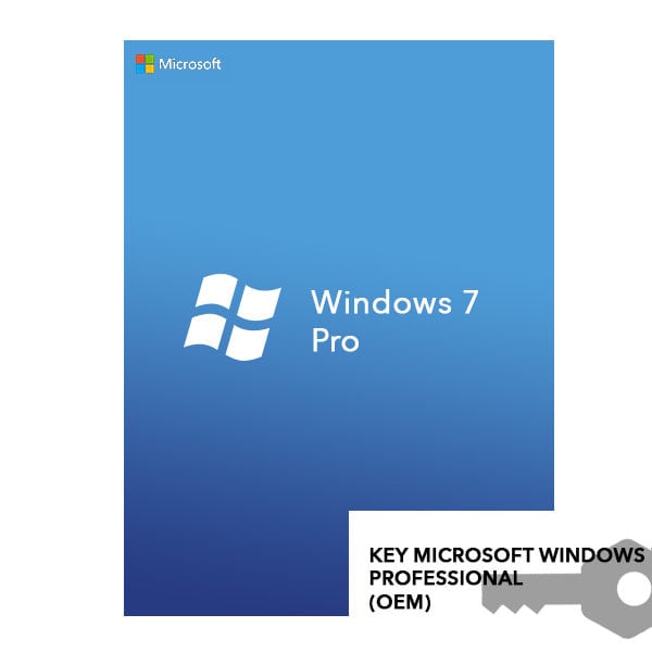 KEY MICROSOFT WINDOWS 7 PROFESSIONAL (OEM)