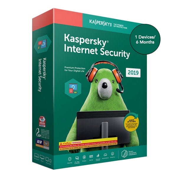 Kaspersky Internet Security – 1 Device, 6 Months