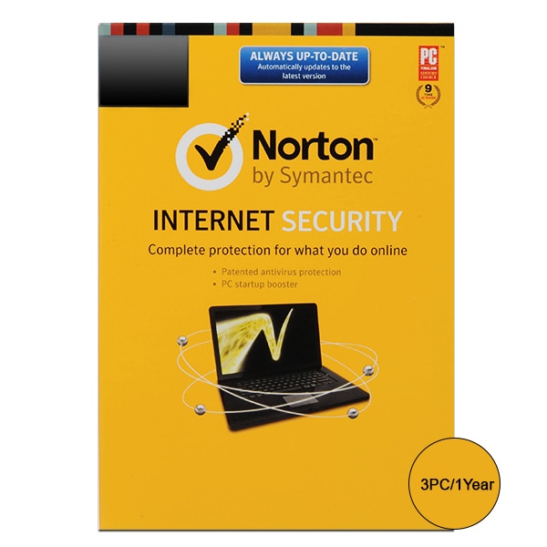 Norton Internet Security – 3 PCs, 1 Year