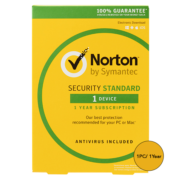Norton Security Standard – 1 PC, 1 Year